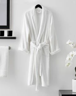 Vera Wang Solid Robe White Home Robes & Slippers