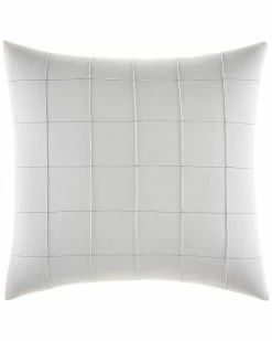 Vera Wang Shibori Grid Pin Tuck Plaid Pillow Home Pillow Inserts