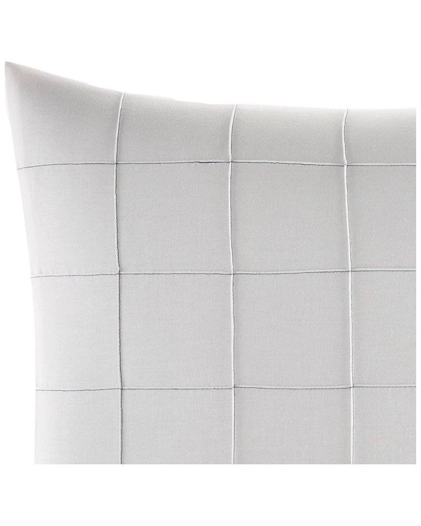 Vera Wang Shibori Grid Pin Tuck Plaid Pillow Home Pillow Inserts - Image 2