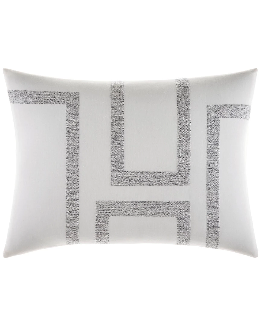 Vera Wang Shibori Grid Stitched Geo Breakfast Pillow Home Pillow Inserts