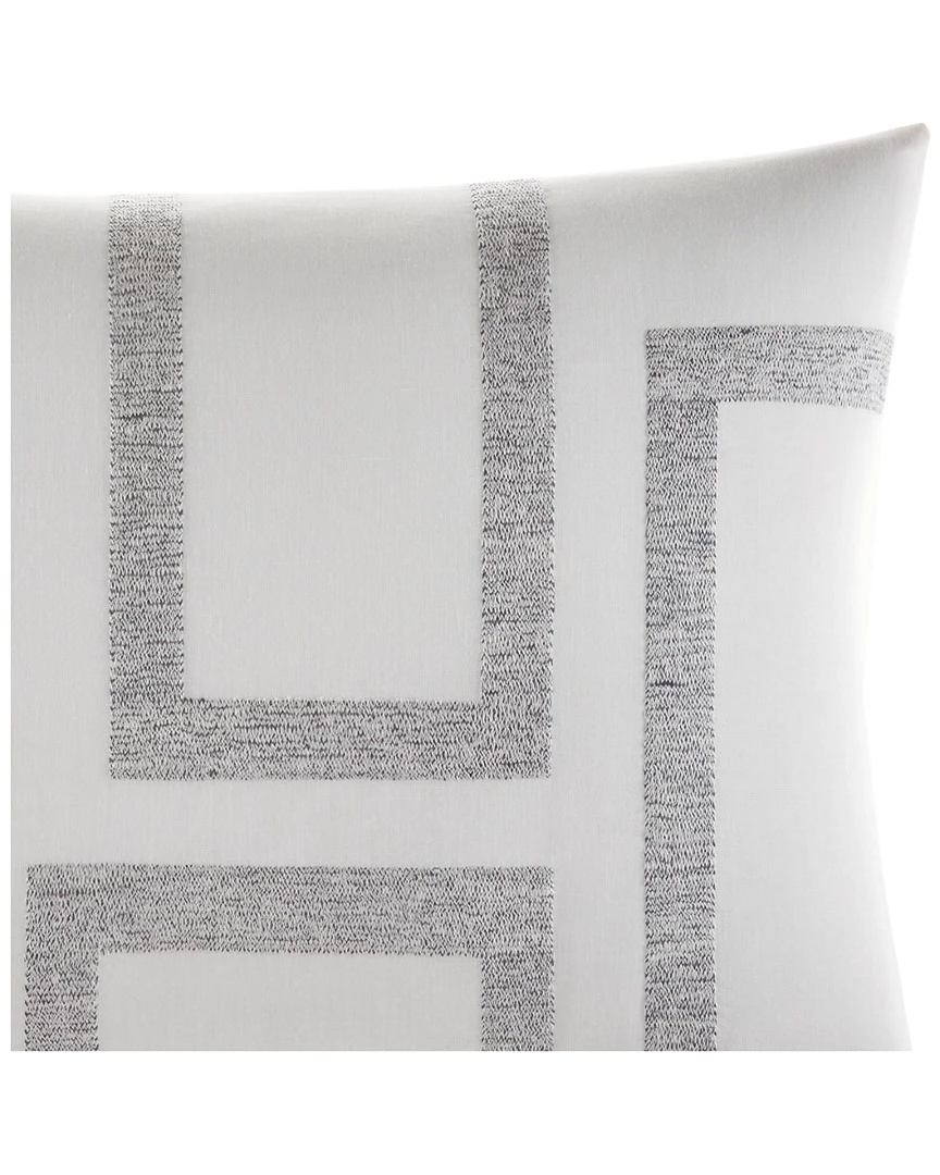 Vera Wang Shibori Grid Stitched Geo Breakfast Pillow Home Pillow Inserts - Image 2