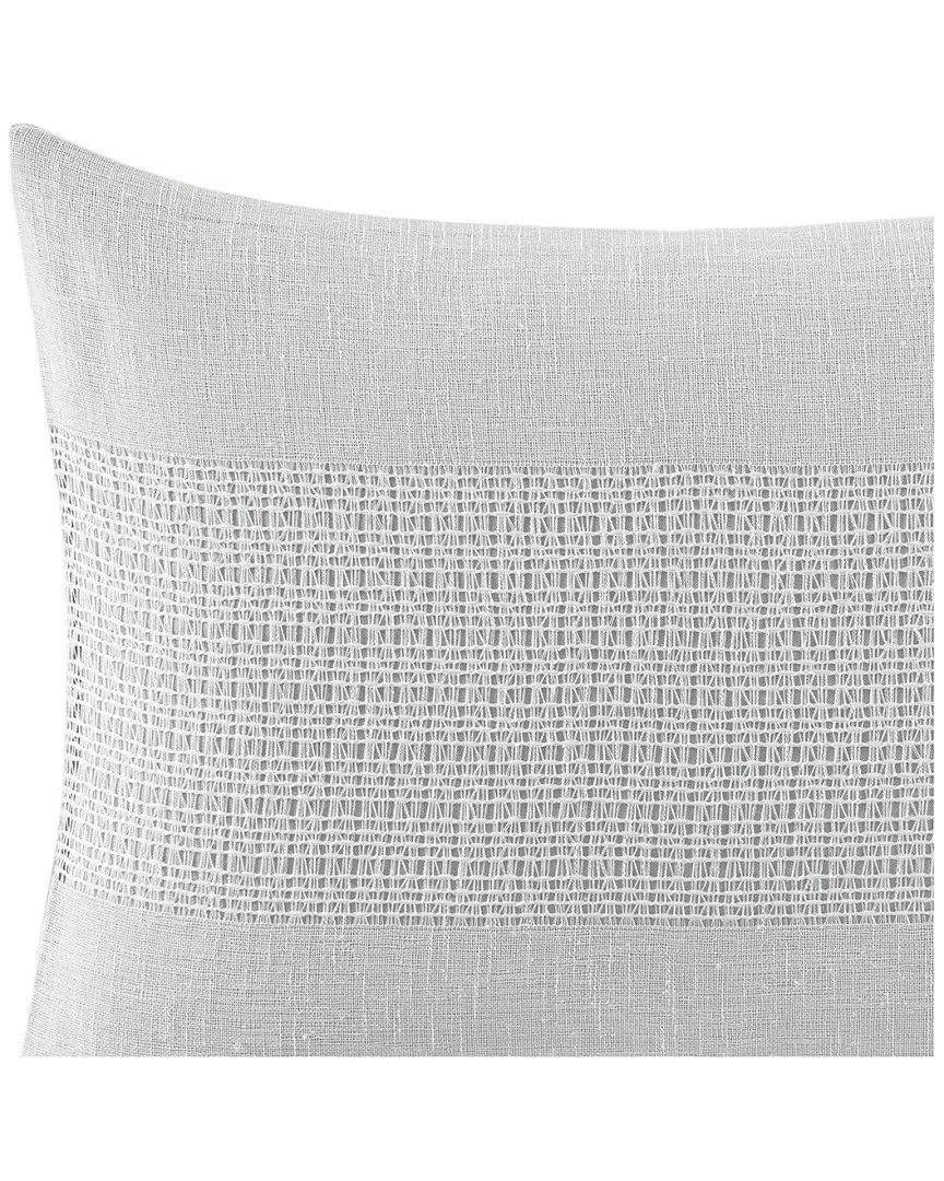 Vera Wang Silver Birch Open Weave Breakfast Pillow Home Pillow Inserts - Image 2