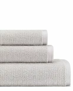 Vera Wang Pure Embrace Organic Cotton 3pc Towel Set Home Bath Towels