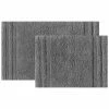 Vera Wang Eden Solid Tufted Bath Rug Set Home Bath Mats & Curtains