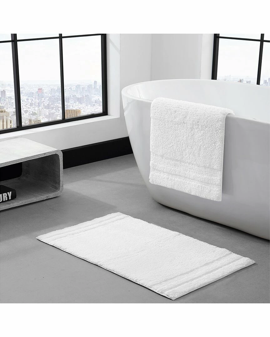 Vera Wang Eden Solid Tufted Bath Rug Set Home Bath Mats & Curtains - Image 2