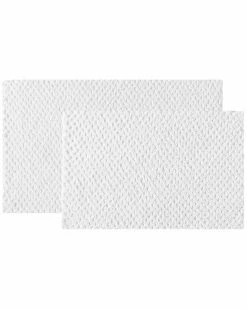 Vera Wang Fine Trellis Solid Tufted Bath Rug Set Home Bath Mats & Curtains