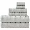 Vera Wang Geo Stitch Terry 6Pc Towel Set Home Bath Towels