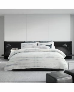 Vera Wang Marble Shibori 350Tc Percale Duvet Cover Home Duvet Inserts & Duvets