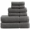 Vera Wang Modern Lux Terry 6Pc Towel Set Home Bath Towels