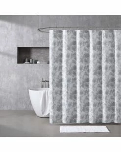 Vera Wang Watercolor Floral Sateen Shower Curtain Home Bath Mats & Curtains