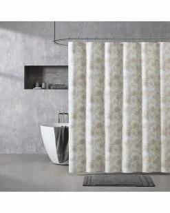 Vera Wang Watercolor Floral Sateen Shower Curtain Home Bath Mats & Curtains