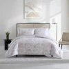 Vera Wang Watercolor Floral Percale Duvet Cover Set Home Duvet Inserts & Duvets