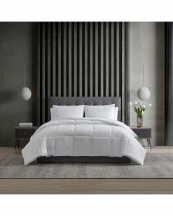 Vera Wang Windowpane Soft Microfiber Comforter Set Home Duvet Inserts & Duvets