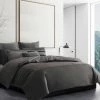 Vera Wang Shadow Stripe 300TC Sateen Duvet Cover Home Duvet Inserts & Duvets
