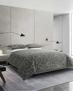 Vera Wang Impressions 230TC Percale Duvet Cover Set Home Duvet Inserts & Duvets