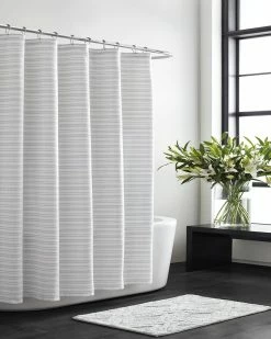 Vera Wang Textured Stripe Shower Curtain Home Soap & Lotion Dispensers