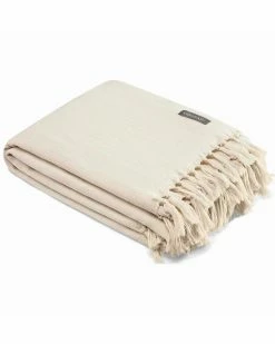 Vera Wang Twill Fringe Yarn Dye Jacquard Throw Home Blankets & Throws