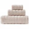 Vera Wang Geo Stitch Terry 3Pc Towel Set Home Bath Towels