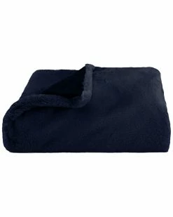 Vera Wang Navy Throw Blanket Home Blankets & Throws