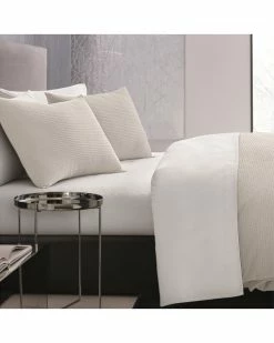 Vera Wang Waffle Pique Light Beige Comforter/Sham Set Home Comforters & Quilts