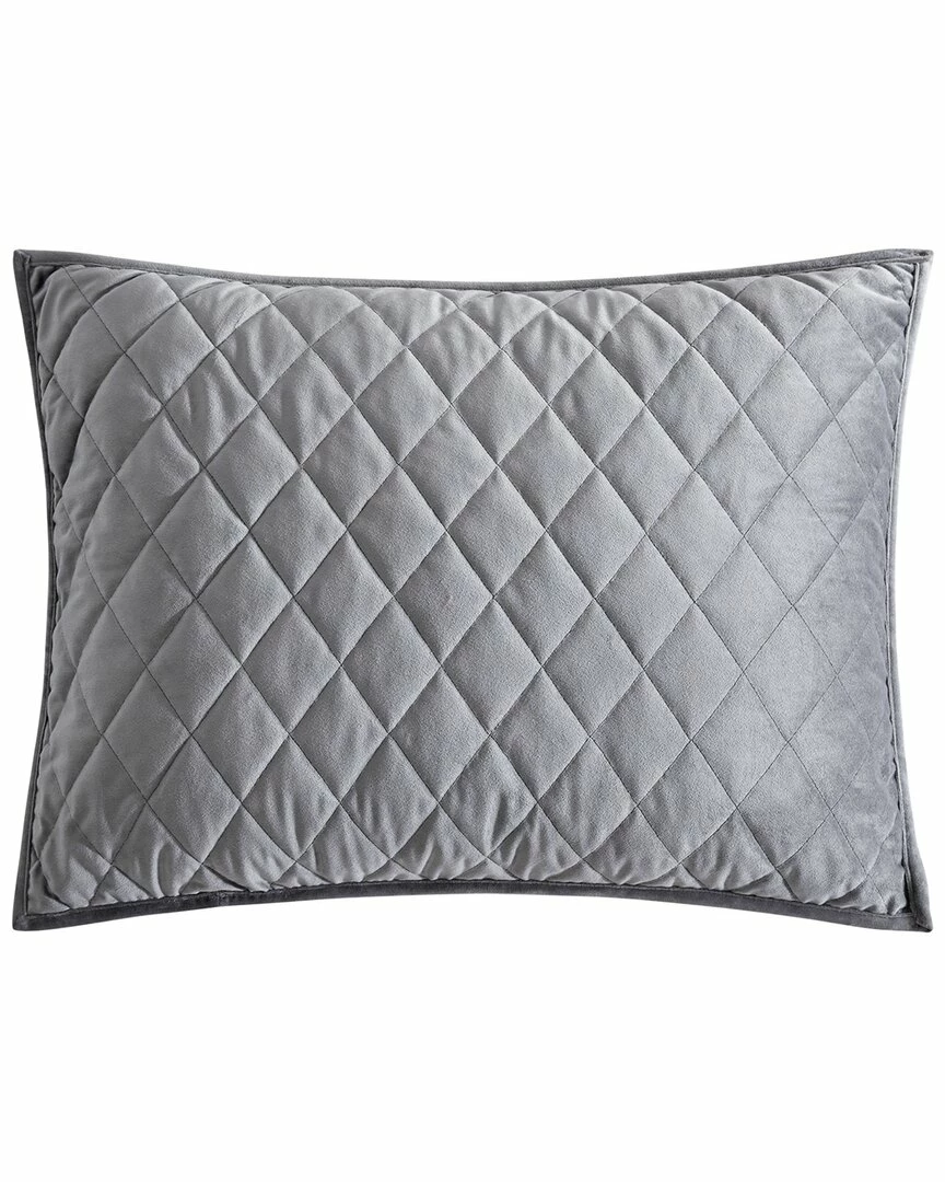 Vera Wang Diamond Velvet Quilt/Sham Set Home Comforters & Quilts - Image 4