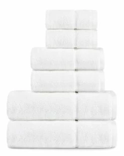 Vera Wang Modern Lux 6PC Towel Set Home Bath Towels