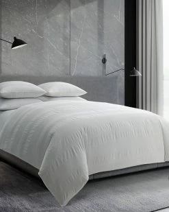 Vera Wang Waffle Stripe Duvet/Sham Set Home Duvet Inserts & Duvets