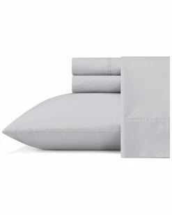 Vera Wang T200 Solid Grey Sheet Set Home Sheets
