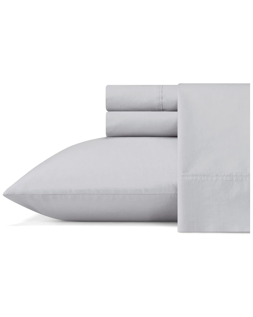 Vera Wang T200 Solid Grey Sheet Set Home Sheets